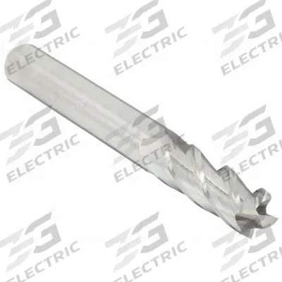 CLEVELAND Square End Mill: Carbide, 4 Flute, 5/16" Mill Dia, 7/8" LOC, 2-1/2" OAL (MPN C61861) - Carbide Square End Mills for Aluminum