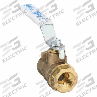 APOLLO Manual Two-Way Ball Valve: 3/8 in, Brass, Straight, FNPT x FNPT - Brass Ball Valves