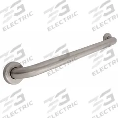 TAYMOR Wall Grab Bar: Straight, 30 in Lg, 1 1/4 in Dia, Stainless Steel, Satin, 300 lb Wt Capacity (MPN 01-C230030). Key specifications — Brand: TAYMOR; Mount Orientation: Right-Hand.