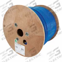 EATON TRIPP LITE Bulk Ethernet Cable: 1,000 ft Cable Lg, 22 AWG, Riser, Blue, PVC, N226-01K-BL, 8. Key specifications — Conductor Gauge: 22 AWG; Jacket Material: PVC; Brand: EATON TRIPP LITE.