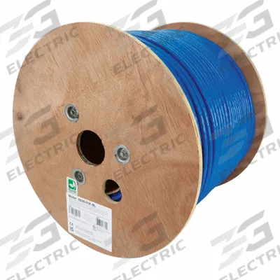 EATON TRIPP LITE Bulk Ethernet Cable: 1,000 ft Cable Lg, 22 AWG, Riser, Blue, PVC, N226-01K-BL - Category 8 Cable with PoE