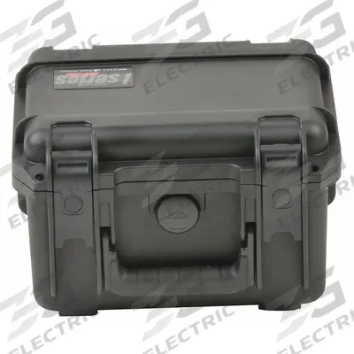 SKB Protective Case: 7 3/8 in x 9 3/8 in x 6 1/8 in Inside, No Foam, Black - Suitcase-Style Cases