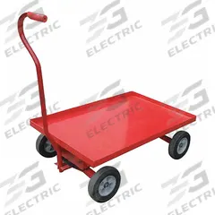 APPROVED VENDOR Wagon Truck: 1,200 lb Cap, 36 in L x 24 in W x 11 1/2 in H Deck, J-Shaped, Red (MPN 39E656). Key specifications — Brand: APPROVED VENDOR; Color: Red.