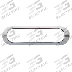 MAXXIMA Bezel: Bezel, Silver, Plastic, 5 7/8 in Lg, 1 1/2 in Ht, 29/32 in Wd, 49CT78/49CT80/49CT82 (MPN M50139). Key specifications — Color: Silver; Brand: MAXXIMA; Compatible with Manufacturer Model Number: 49CT82; Material: Plastic; Product Type: Bezel.