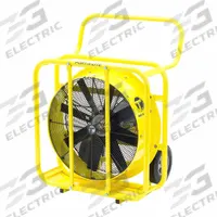 TEMPEST Cooling Fan: 24 in Blade Dia, 230V AC, Mobile, 2 hp, Direct Drive, Aluminum (MPN 913-1064). Key specifications — Mobility: Mobile; Voltage: 230V AC; Brand: TEMPEST.