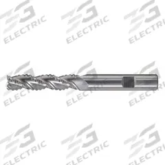 CLEVELAND Roughing End Mill: Carbide, TiCN Coated, 3 Flute, Coarse Pitch, 1/4" Mill Dia, 3/4" LOC (MPN C70456)