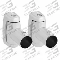 WINGITS Pivot Bracket: 1 3/8 in Overall Wd, 3 in Overall Ht, Zinc, Polished, 2 PK (MPN CRMB-CHM). Key specifications — Brand: WINGITS; Finish: Polished; Material: Zinc; Includes: Stainless Steel Screws.