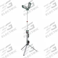 METABO Jobsite Light: Site Light, 5,000 lm Max., 2 Modes, 79 15/16 in Max. Ht, 18V DC (MPN BSA 18 LED 5000 DUO-S). Key specifications — attr1291275: Tool Only.