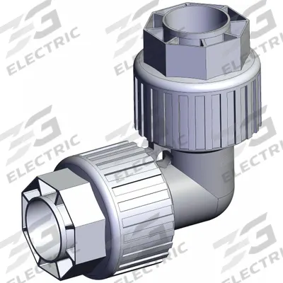 SMC High Purity Tube Fitting: 1 1/4 in OD x 1 1/4 in OD Size, Compression x Compression - PFA Compression Tube Fittings