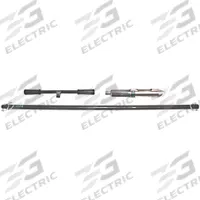 AMS Telescoping Mud Auger Kit: 2 1/4 in Overall Dia, 5 1/4 ft Overall Lg, Steel, Handle Included (MPN 301.80). Key specifications — Brand: AMS; Product Type: Telescoping Mud Auger Kit; Includes: (3) Snap-Pins; Handle Material: Steel; Handle Included: Handle Included.