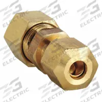 APPROVED VENDOR Compression Fitting Adapter: 5/16 in OD x 1/4 in OD Fitting Size, Brass (MPN 700082-0504). Key specifications — Brand: APPROVED VENDOR.