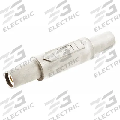 HUBBELL Gender Reversing Connector: Female-Female, White, 600V AC/600V DC, 150 A - Male-to-Female Reversing Adapters