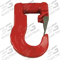 LIFT-ALL Sling Hook: 13,200 lb Working Load Limit, Alloy Steel, 2 7/32 in Material Thick, Red (MPN DCH4). Key specifications — Color: Red; Brand: LIFT-ALL; Visual Indicator Markings: None.