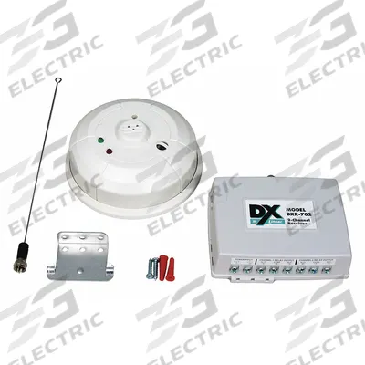 LINEAR Carbon Monoxide Detector Transmitter: 11 to 17V DC/12 to 16V AC Volt, Sound Alert - Carbon Monoxide Detectors for Fire Alarm Systems