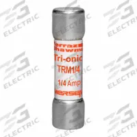 MERSEN Fuse: TRM Series, Midget, Time-Delay, 250 mA, 250 V AC, 13/32 in x 1 1/2 in, Non-Indicating (MPN TRM1/4). Key specifications — Series: TRM; Brand: MERSEN.