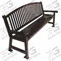 ULTRASITE Outdoor Bench: Savannah, 72 in Overall Lg, 39 in Overall Ht, Black, Black, Plank Surface (MPN 922-B6-Black). Key specifications — Manufacturer Part Number: 922-B6-Black; Brand: ULTRASITE; Frame Color: Black; Product Type: Outdoor Bench; Seat Color: Black; Series: Savannah.