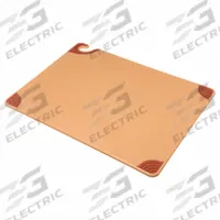 SAN JAMAR Cutting Board: 24 in Overall Lg, 18 in Overall Wd, Brown, Co-Polymer, NSF Certified (MPN CBG182412BR). Key specifications — Color: Brown; Brand: SAN JAMAR; Material: Co-Polymer; NSF Certified: Yes.