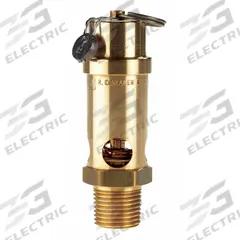 CONRADER Safety Valve: Soft Seat, 1/2 in (M)NPT Inlet (In.), 1/2 in (F)NPT Outlet (In.), Brass (MPN SRV530-1/2-CE-050). Key specifications — attr291993: Soft Seat; attr291998: Brass; attr292007: Silicone; attr292009: Brass; attr294753: CONRADER.