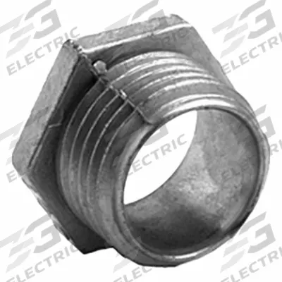 BRIDGEPORT Conduit Nipple: 1/2 in Trade Size, Zinc, Conduit Nipple - Nipples