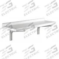 CAMSHELVING PREMIUM Wall Shelf Kit: Solid Shelf, 48 in x 14 in x 13 1/2 in, Gray (MPN EACSWS1448SK480). Key specifications — Color: Gray; Shelf Style: Solid; Includes Mounting Hardware: Yes; Brand: CAMSHELVING PREMIUM.