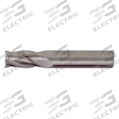 CLEVELAND Square End Mill: Carbide, TiAlN Coated, 4 Flute, 1/4" Mill Dia, 1-1/2" LOC - General Purpose Carbide Square End Mills