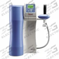 THERMO SCIENTIFIC Water Purification System: Type I Water, 2 lpm Flow Rate, 18.2 Mohm.cm at 25°C (MPN 50131950). Key specifications — Manufacturer Part Number: 50131950; Brand: THERMO SCIENTIFIC; Product Type: Water Purification System; Purified Water Type: Type I Water; Feed Connection: 3/4" NPT; Feed Water Monitoring: Yes; Feed Source: Prefiltered Water; Impurities Removed: Inorganics.