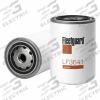 FLEETGUARD Automotive Oil Filter: 3/4"-20 UNEF-2B Thread Size, 6 1/2 in Overall Ht, Oil, Thermo King (MPN LF3641). Key specifications — Brand: FLEETGUARD; Compatible Vehicle Make: Thermo King; Media Material: Cellulose.