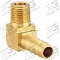 PARKER Barbed Hose Fitting: For 3/8 in Hose I.D., Hose Barb x NPT, 3/8 in x 1/4 in Fitting Size (MPN 129HB-6-4). Key specifications — Fitting Connection Type: Hose Barb x NPT; Fitting Gender: Male x Male; Nipple Grip Type: No Knurl; Brand: PARKER.