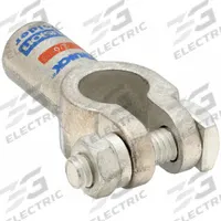 FUSION Battery Terminal: Straight, Solder, 2/0 ga, Black Color, Negative, Copper/Tin (MPN 406320N). Key specifications — Contact Material: Copper; Alignment: Straight; Color Code: Black; Connection Type: Solder; Gauge: 2/0 ga; Polarity: Negative; Brand: FUSION.