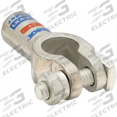 FUSION Battery Terminal: Straight, Solder, 2/0 ga, Black Color, Negative, Copper/Tin (MPN 406320N). Key specifications — Contact Material: Copper; Alignment: Straight; Color Code: Black; Connection Type: Solder; Gauge: 2/0 ga; Polarity: Negative; Brand: FUSION.