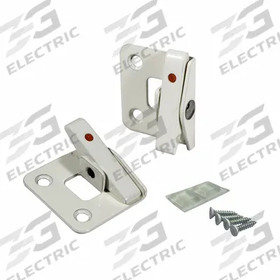 ANGEL VENTLOCK Window Opening Control Device: Flat, 1 9/16 in Lg, 1 3/8 in Wd, Non-Handed - Window Opening Control Devices