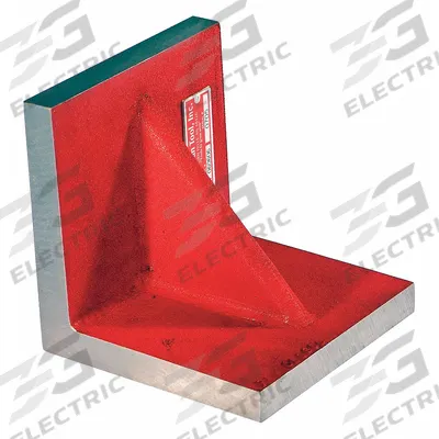 SUBURBAN Angle Plate: Cast Iron, 10 in L x 8 in W x 6 in H, 0.0005 in Square & Parallel - Plain Cast Iron Angle Plates