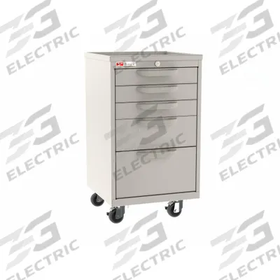 METRO Compact General Medical Supply Cart with Drawers: Polymer/Steel, Taupe - Compact General Medical Supply Carts with Drawers
