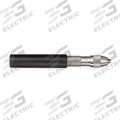 STARRETT Pin Vise: Pin Vise, 3.2 mm Max Size - mm, 0.05 in Min Size - Inch, PVC Coated Grip - Pin Vises