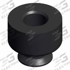 SMC Pad Unit: w/o Adapter, 4 mm Pad Dia, Conductive Silicone, 50-70, Black, 6 mm Pad Ht (MPN ZP3-04UMGS). Key specifications — attr1019168: 50-70; attr1019165: ZP3-04UMGS; attr1019167: SMC; attr1019180: Black.