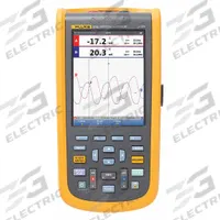 FLUKE Compact Handheld Oscilloscope: Compact Digital Oscilloscopes, Fully Isolated, Repeat, True RMS (MPN FLUKE-124B/WWG). Key specifications — Power Source: Battery; IP Rating: IP51; Manufacturer Part Number: FLUKE-124B/WWG; AC Magnitude Calculation: True RMS; Brand: FLUKE; CAT Safety Rating: CAT IV 600V; Digital Display Screen Type: TFT LCD; Includes: Banana-to-BNC Adapters (Black).