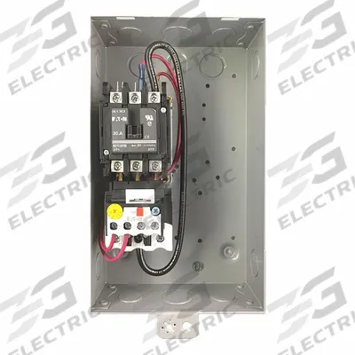 EATON Definite Purpose Starter: Non-Reversing, 3 Poles, 15 A, 120V AC Coil - Enclosed Non-Reversing Starters with Thermal Overloads