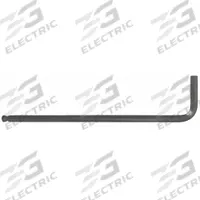 WESTWARD Hex Key: 1 Ball Ends, 3 mm Tip Size, Metric, Long, Alloy Steel, Black Oxide, L, 10 PK (MPN 40WY95). Key specifications — attr1205521: WESTWARD; attr1205526: Black Oxide.