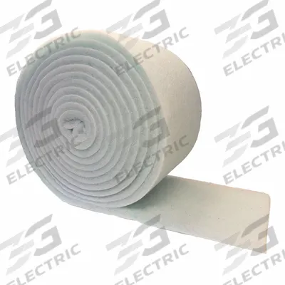 GRAINGER Air Filter Roll: 24 in x 60 in, Polyester - Paint Collector Pads