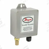 DWYER Humidity/Temperature Transmitter: 0 to 10VDC, 10K Ohm Type 3 Thermistor, Screw Terminals, WHT (MPN WHT-32A). Key specifications — Brand: DWYER; Humidity Accuracy: ±2% @ 20 to 80% RH; ±3% @ 10 to 20%, 80 to 90% RH.; Sensing Element Type: 10K Ohm Type 3 Thermistor; Temperature Accuracy: ±0.36°F @ 77°F; Output: 0 to 10VDC; Power Source: 10 to 35V DC; Temperature Range: -4 °F to 140 °F.