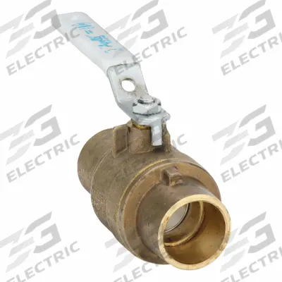 APOLLO Manual Two-Way Ball Valve: 1 in, Brass, Straight, Sweat x Sweat - Brass Ball Valves