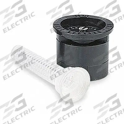 RAIN BIRD Spray Head Nozzle: 360°, 12 to 15 ft, 2.6 to 3.70 gpm, 15 to 30 psi - Pop-Up Sprinkler Heads