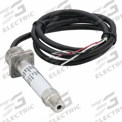Pressure Transmitter: 0 psi to 100 psi, 4 to 20mA DC, Cable & Wire Leads, IP67 /4X, 1/4 in NPT Male (MPN K17MO242C1100#XFM). Key specifications — Process Connection Type: NPT; Intrinsically Safe: Intrinsically Safe; Housing Material: Stainless Steel; IP Rating: IP67; Series: K1; NEMA Rating: 4X; Output: 4 to 20mA DC; Overpressure: 2x Range.
