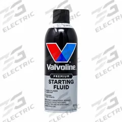 VALVOLINE Starting Fluid: 11 oz Container Size, Diesel Engines/Gasoline Engines (MPN 602373). Key specifications — Compatible Engine Type: Gasoline Engines; Features: Starts Engines Fast; Brand: VALVOLINE.
