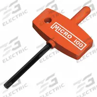 MICRO 100 T-Handle Hex Wrench: Hex Drive, 10 PK (MPN QHT-10)