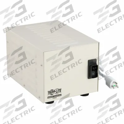 TRIPP LITE Isolation Transformer: 1,000 W Power Rating, 120V, 120V AC, 5-15P, 5-15R - Hospital Grade Isolation Transformers