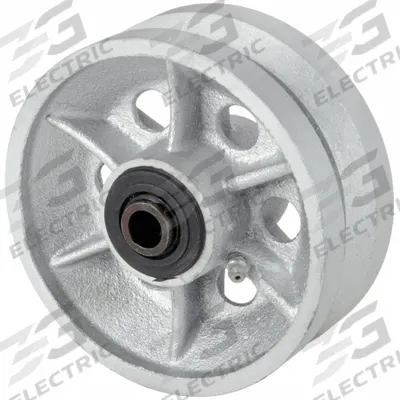 APPROVED VENDOR Caster Wheel: 5 in Wheel Dia., 2 in Wheel Wd, Iron, 800 lb Load Rating - Iron Tread Wheels