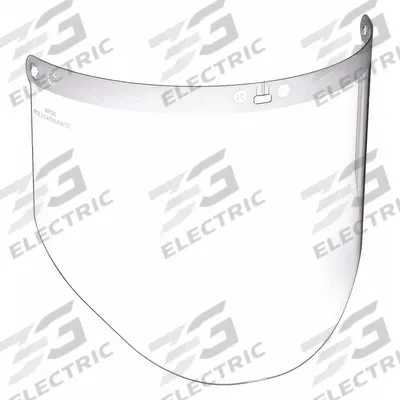 3M Face Shield Visor: 14 1/2 in Overall Wd, 9 in Overall Ht, 2 mm Overall Thick - General Purpose Replacement Visors