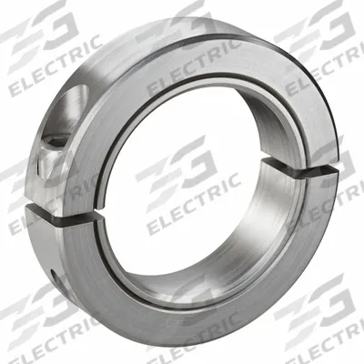RULAND MANUFACTURING Shaft Collar: 2-Piece, Inch, Round, Clamp-On, 2 1/2 in Bore Dia - Stainless Steel Shaft Collars