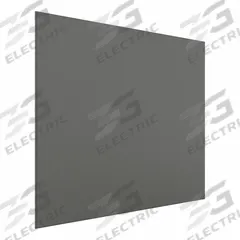 HADRIAN Partition Panel: Stainless Steel, Powder-Coated, Slate, 58 in Ht, 58 in Wd, 1 in Thick (MPN 53GR58-621). Key specifications — Door Swing: Out Swing; Brand: HADRIAN; Color: Slate; Finish/Texture: Powder-Coated.